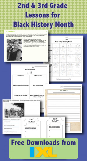 Black History Month Lesson Plans Black History Month Free 2nd and 3rd Grade Lessons