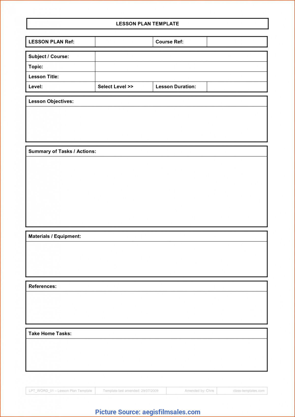 Blank Lesson Plan Template Ota Tech Find Lesson Template Ideas for Your Activity