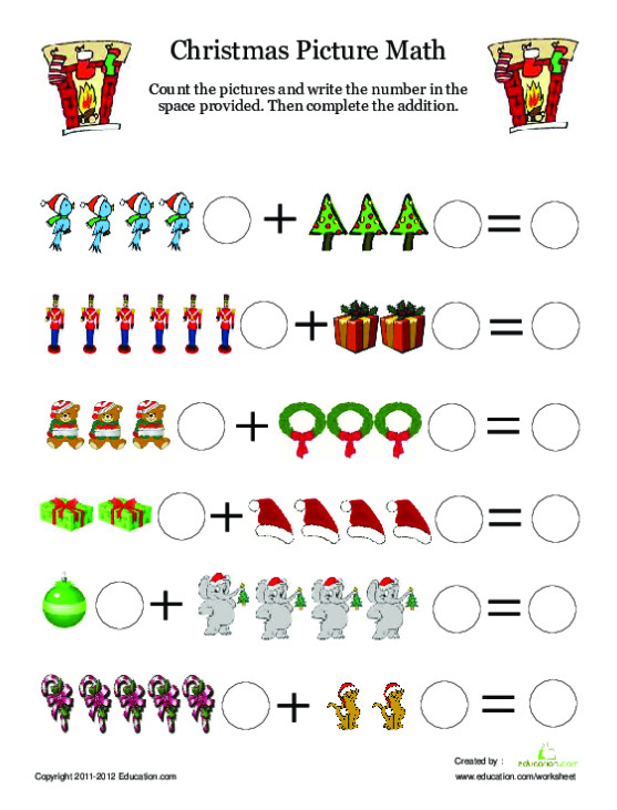 Christmas Lesson Plans Christmas Counting 1 2 3 Time to Decorate the
