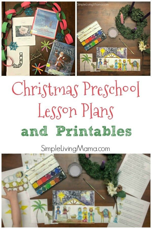 Christmas Lesson Plans for Preschoolers Christmas Preschool Lesson Plans Nativity Printable Pack