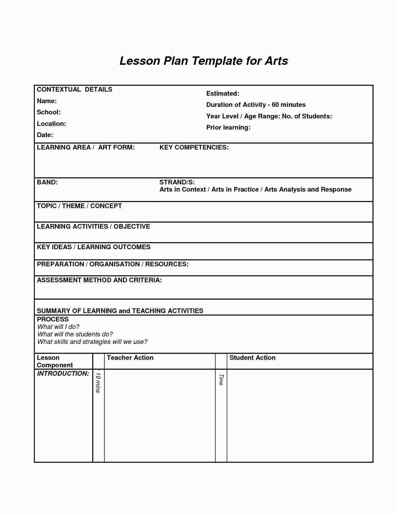 College Lesson Plan Template 12 13 Lesson Plan Template for Adults Lascazuelasphilly