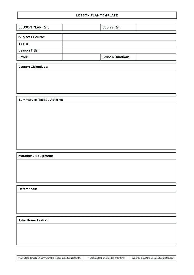 College Lesson Plan Template Lesson Plan Template Template the Shocking Revelation
