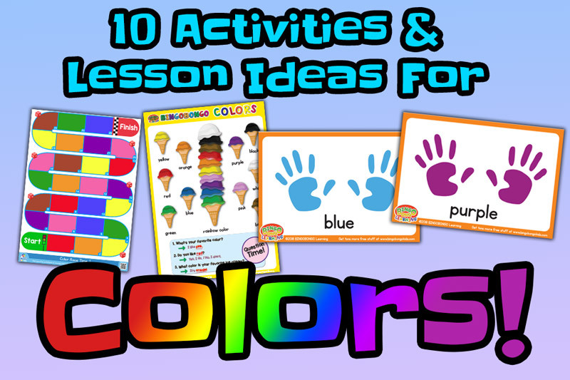 Colors Lesson Plan 10 Free Colors Flashcards Lesson Plans and Activities