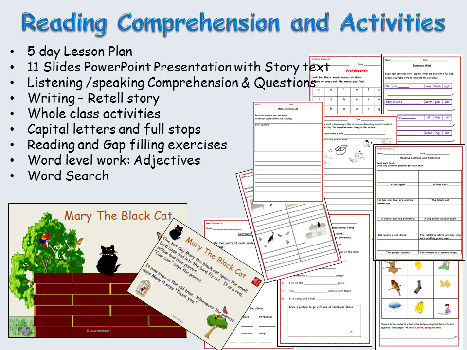 Comprehension Lesson Plans Reading Prehension Text Sentence and Word Work
