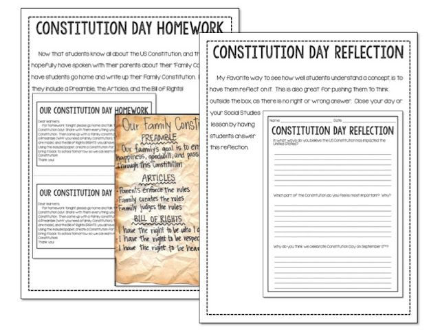 Constitution Lesson Plans Exactly What I Need for Constitution Day I Love these