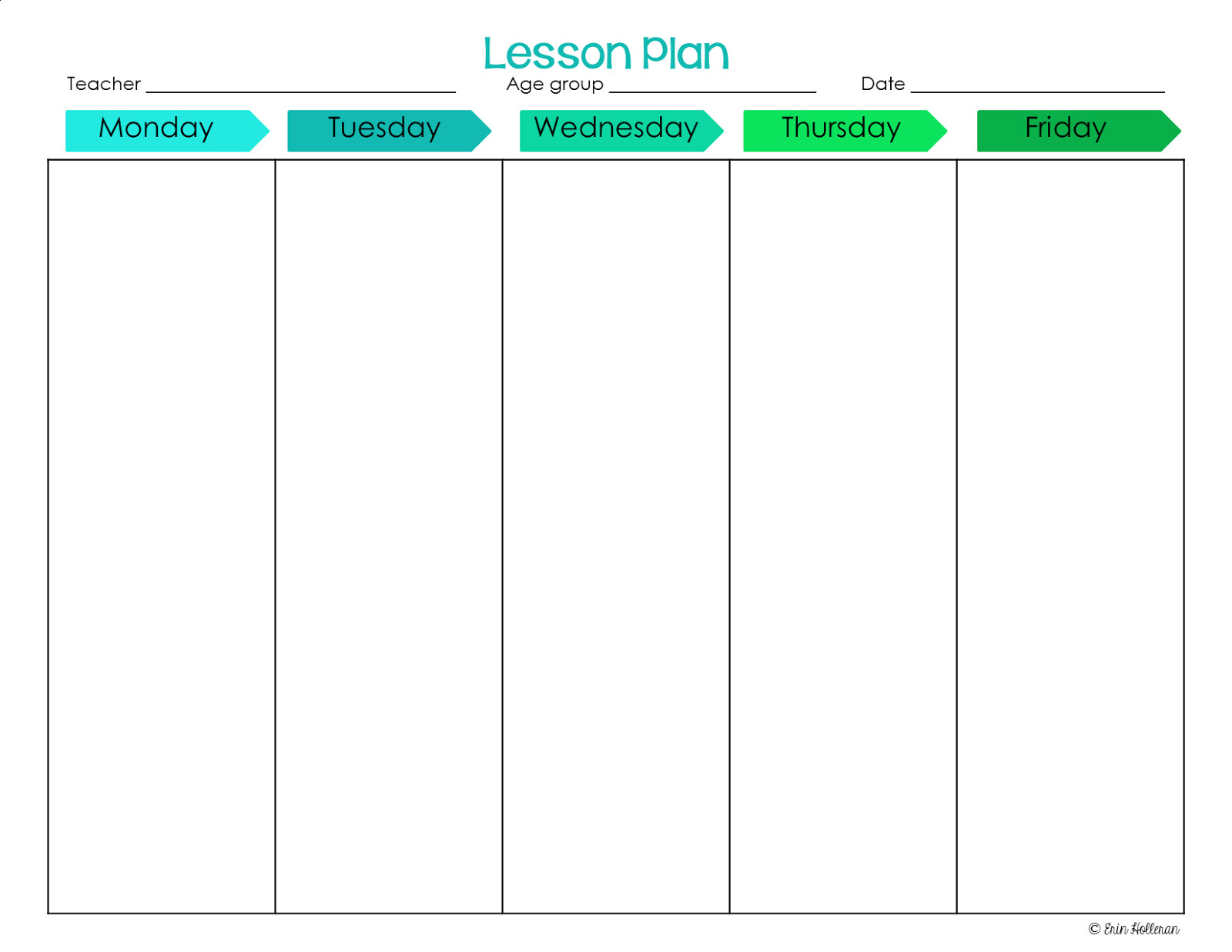 Creating A Lesson Plan Preschool Ponderings Make Your Lesson Plans Work for You