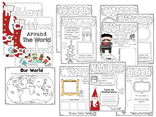 December Lesson Plans for Preschool Christmas Around the World Lesson Plan with Images