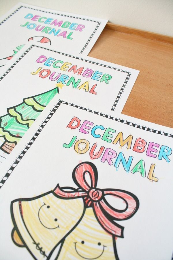 December Lesson Plans for Preschool December Writing Journal Prompts for Kids