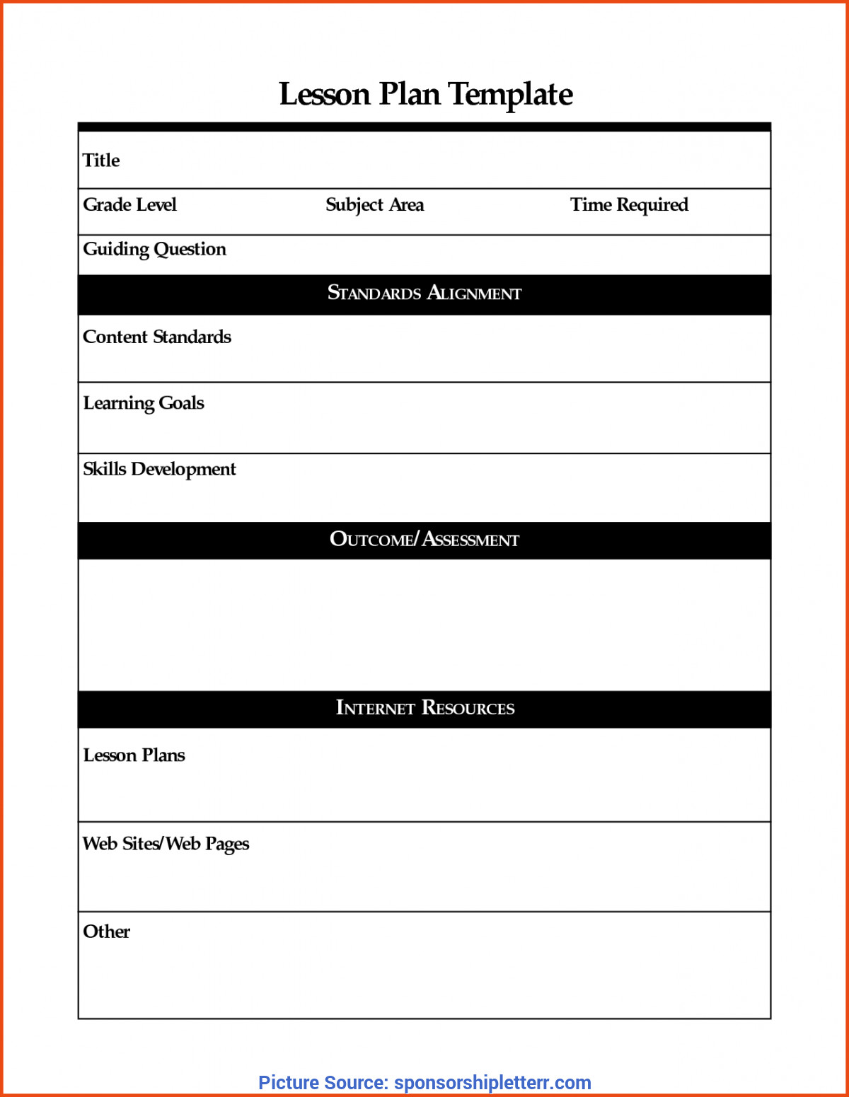 Easy Lesson Plan Template Simple Reading Prehension Lesson Plan 6th Grade
