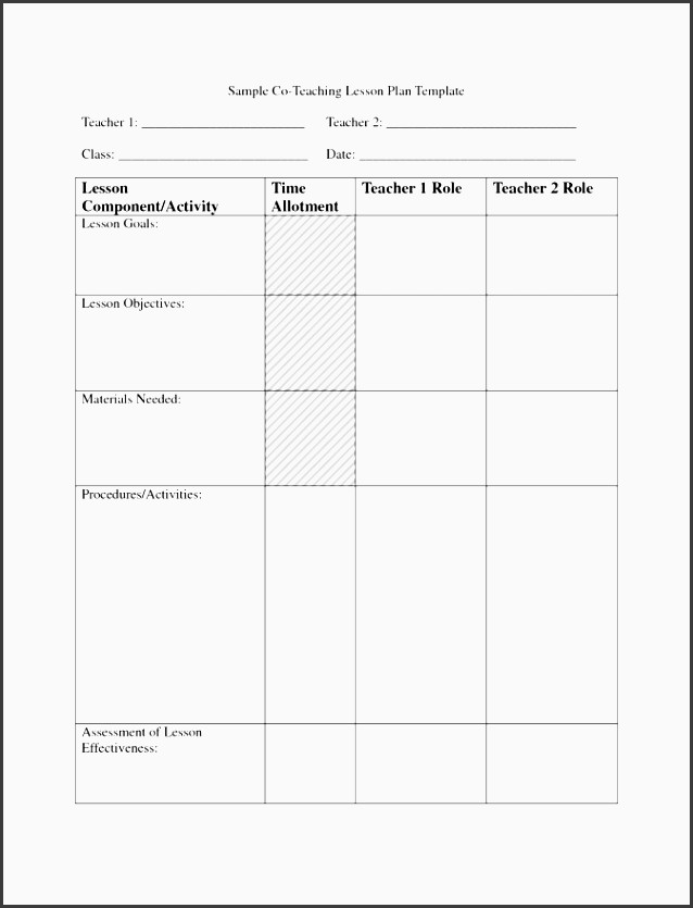 Editable Lesson Plan Template 5 Daily Lesson Planner Template Editable