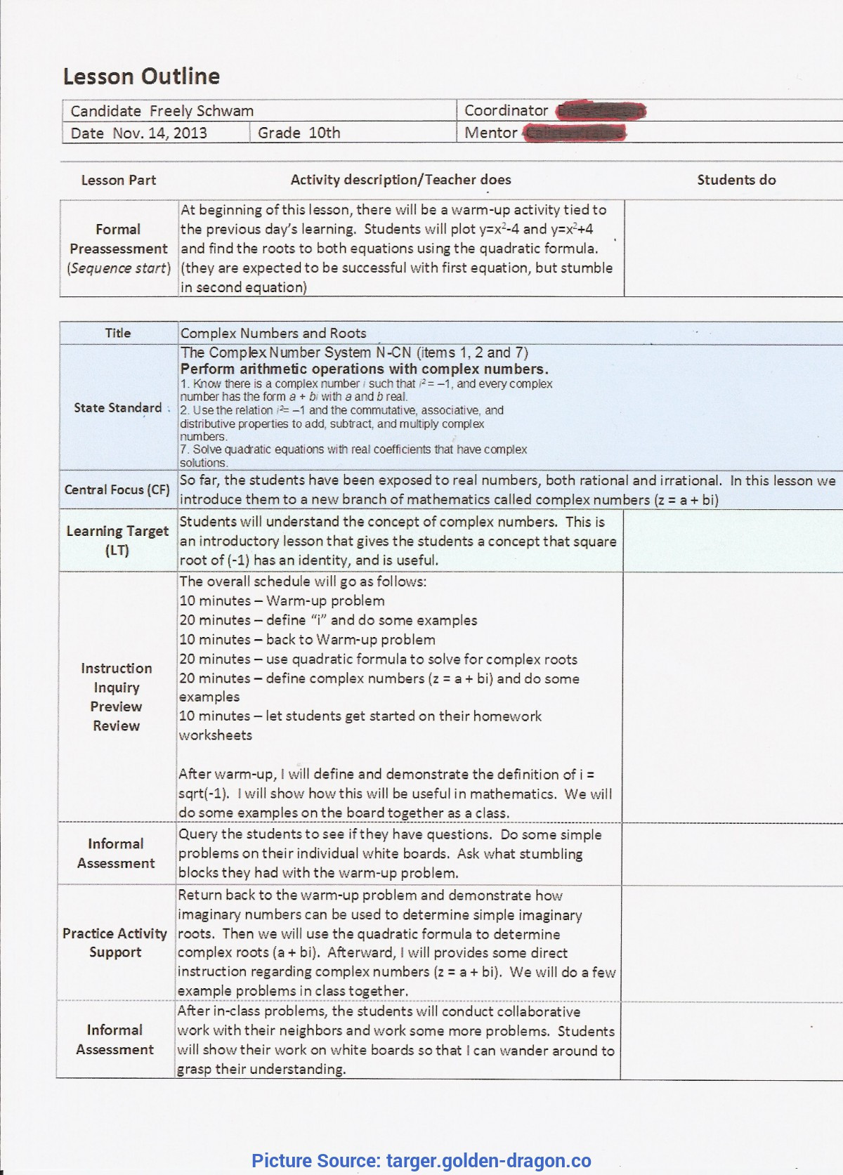 Edtpa Lesson Plan Example Typical Edtpa Lesson Plan Template Example Lesson Plan