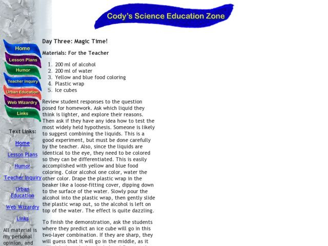Edu Lesson Planet Cody S Science Education Zone Lesson Plan for 2nd 4th
