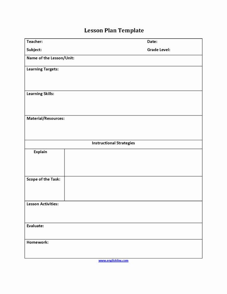 Elementary Math Lesson Plan 30 Elementary Math Lesson Plan Template In 2020