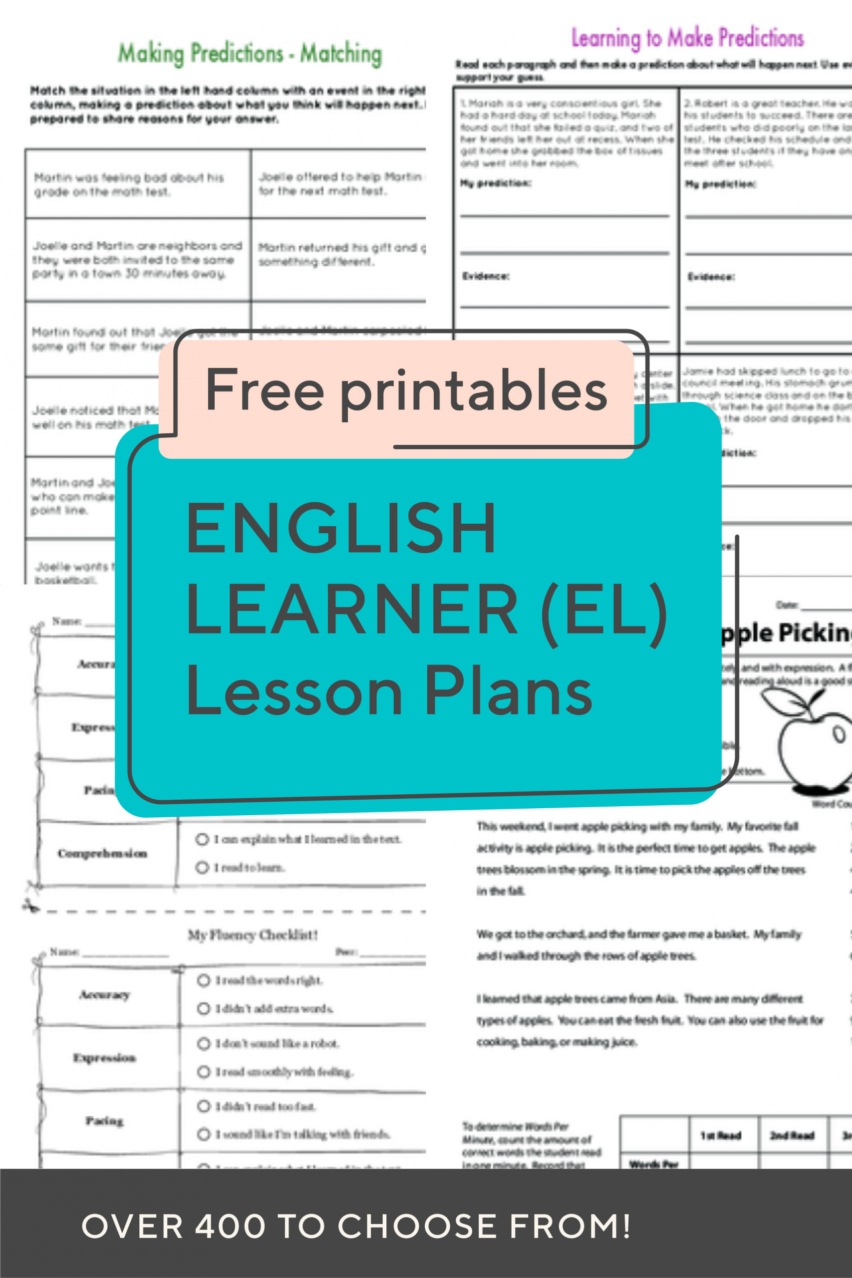Ell Lesson Plans English Learner El Lesson Plans