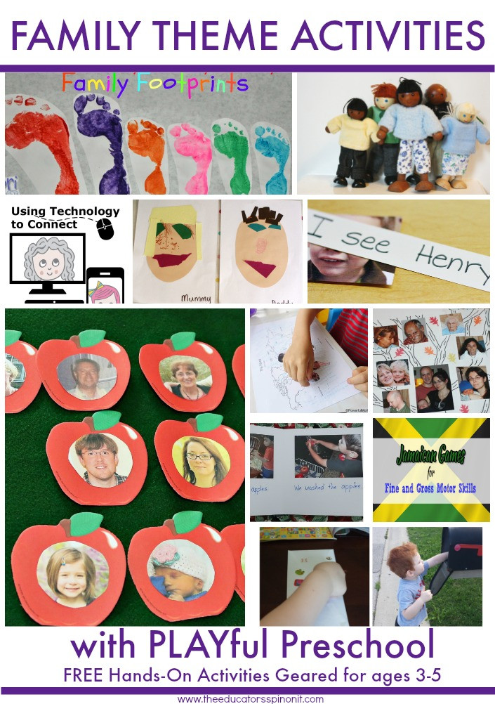 Family Lesson Plans for Preschool Family theme Preschool Activities Tips and Tricks for