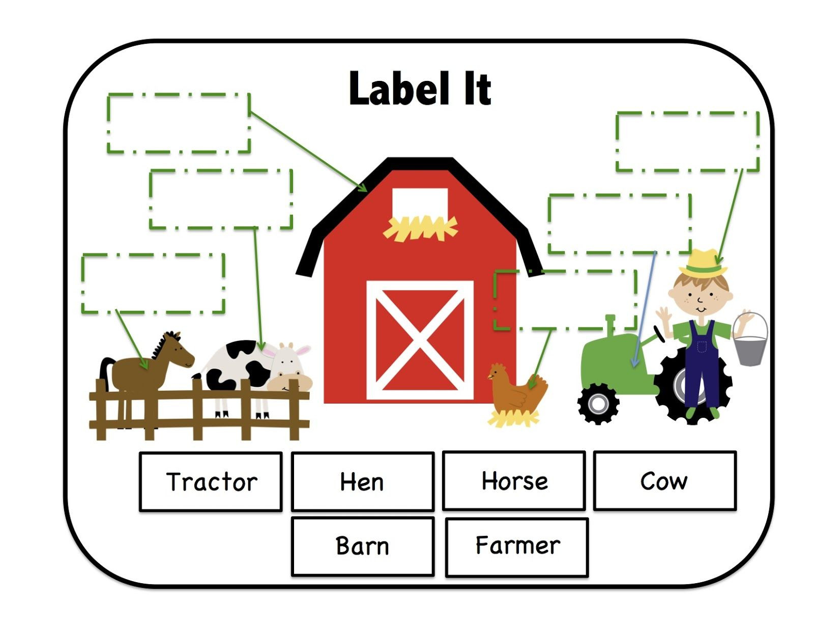 Farm Lesson Plans for Preschool Down On the Farm Printable for the Kiddos