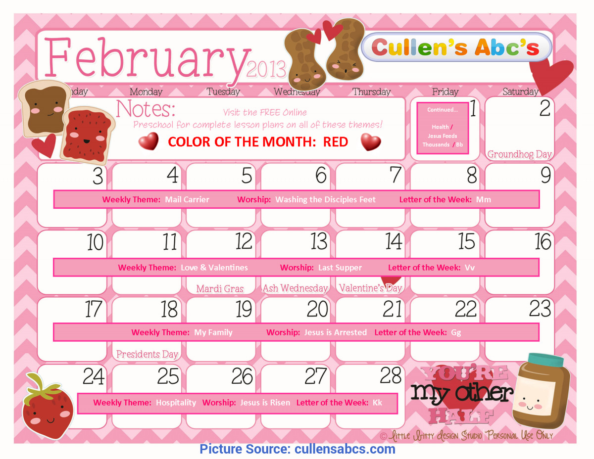 February Lesson Plans for toddlers Trending 2 Year Old Lesson Plans Free How to Set Up A Home