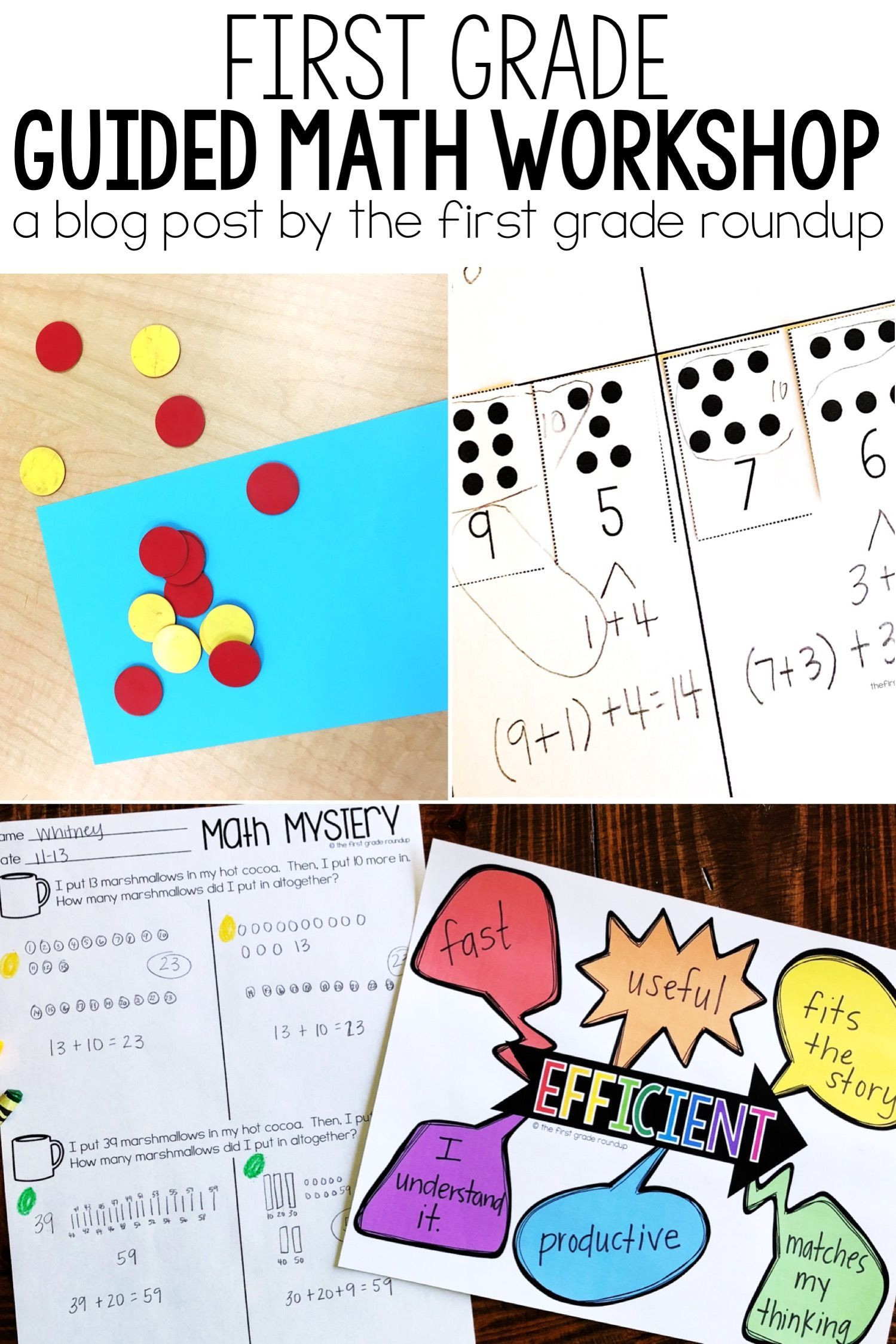 First Grade Math Lesson Plans Guided Math Workshop Lesson Plans for First Grade