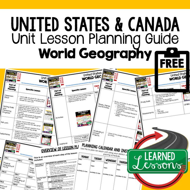 Geography Lesson Plan World Geography Lesson Plan Guides World Geography Pacing