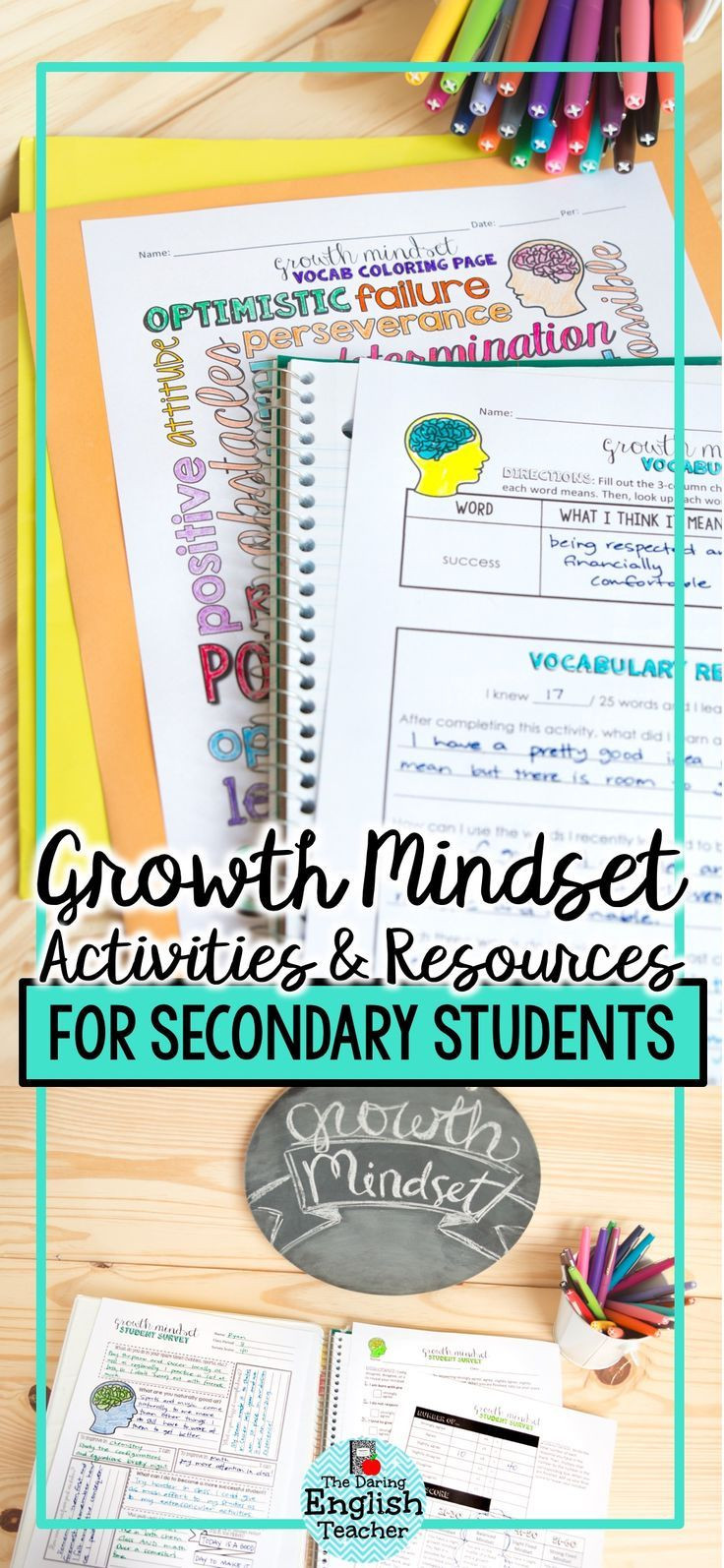 Growth Mindset Lesson Plans Growth Mindset Activities and Resources for the Secondary