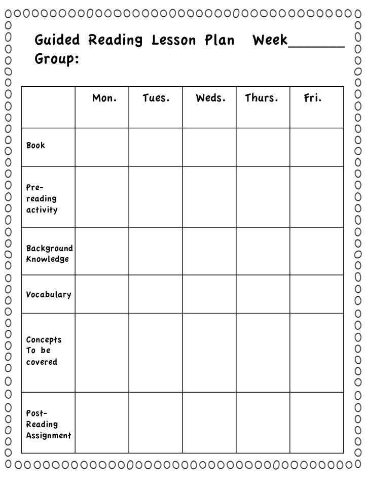 Guided Reading Lesson Plan Template Dragon S Den Curriculum Take A Closer Look at Guided Reading