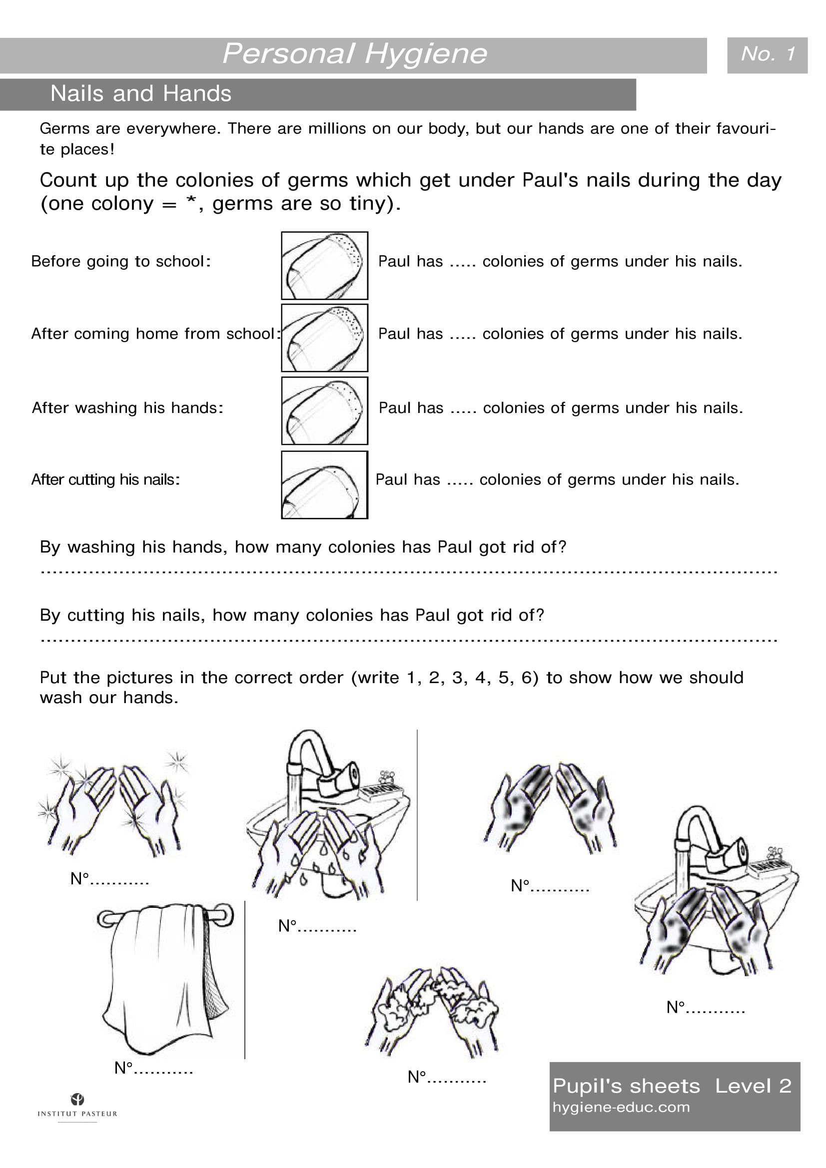 Hand Washing Lesson Plan Free Printable Hand Washing Worksheets – Learning How to Read