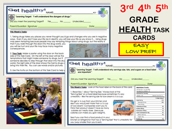 Health Lesson Plans for Elementary Elementary Health Full Year Curriculum