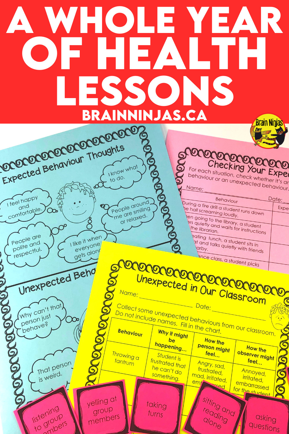 Health Lesson Plans for Elementary Health Full Year Of Lessons Activities and assessments for