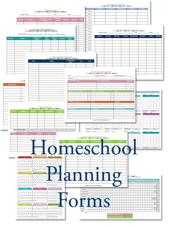 Homeschool Lesson Planner Homeschooling 101 A Guide to Getting Started
