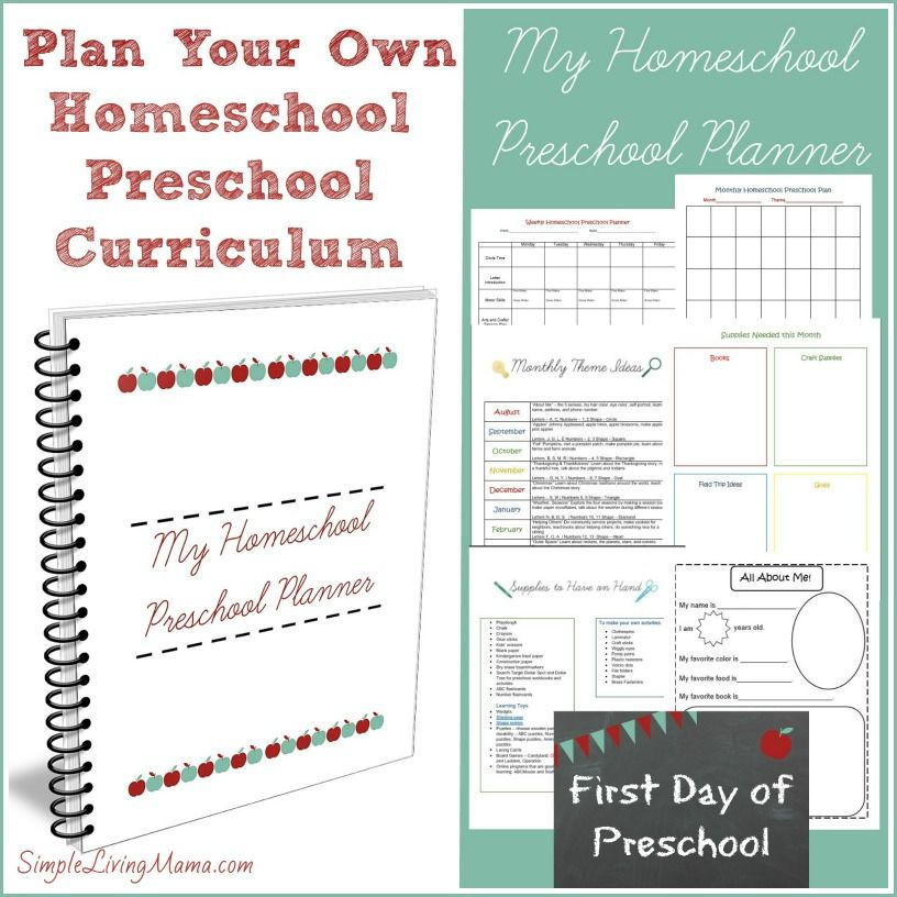 Homeschool Preschool Lesson Plans How to Make Preschool Lesson Plans