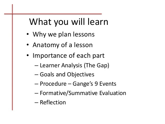 Importance Of Lesson Plan Lesson Planning An Overview Of the Importance