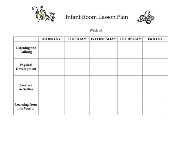 Infant Room Lesson Plans Infant Room Lesson Plan Westlake Childcare by Linzhengnd