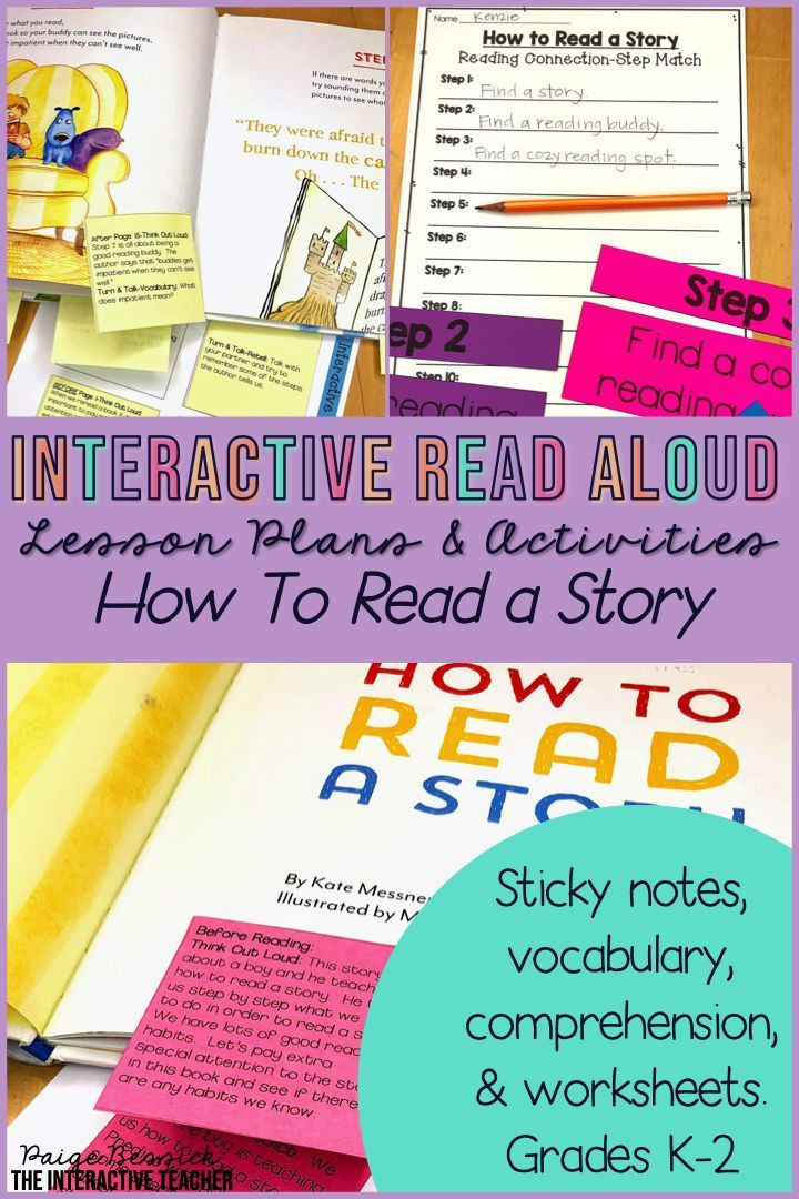 Interactive Read Aloud Lesson Plan Read Aloud How to Read A Story Interactive Read Aloud