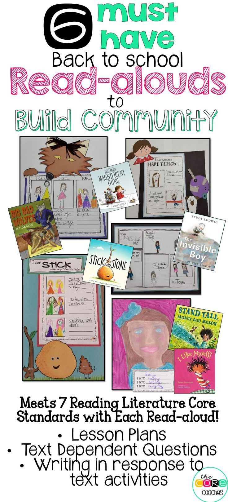 Interactive Read Aloud Lesson Plan September Read Alouds Back to School Interactive Read