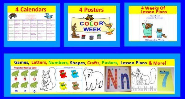 January Lesson Plans for Preschool January Preschool Curriculum Includes – Lesson Plans