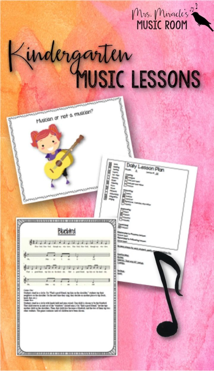 Kindergarten Music Lesson Plans Kindergarten Music Lesson Plans Entire Year Bundle