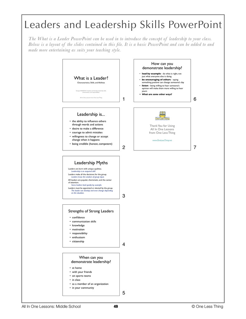 Leadership Lesson Plans 8 04 Leaders and Leadership Lesson Plan Download E