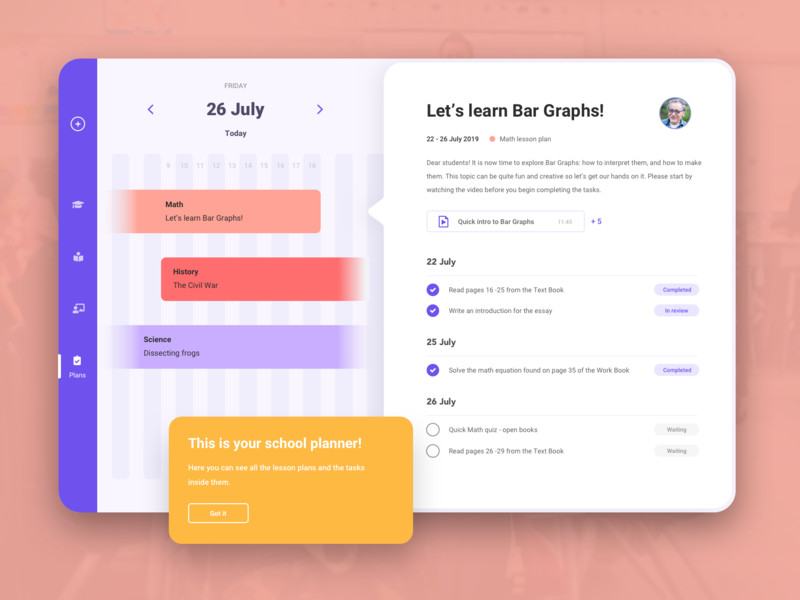Lesson Plan App Lesson Planner by Empirical On Dribbble