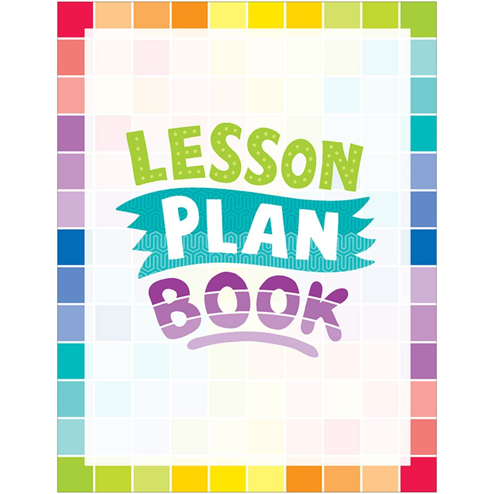 Lesson Plan Book Painted Palette Lesson Plan Book Ctp1403