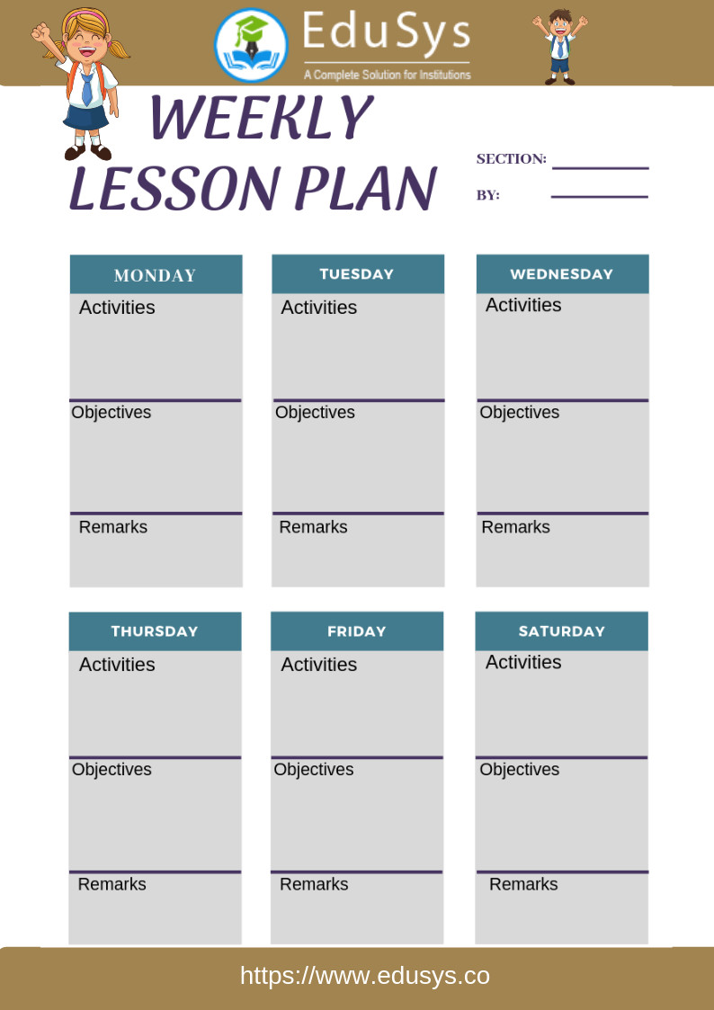 Lesson Plan format Cbse Lesson Plans 2021 5 Sample format Templates