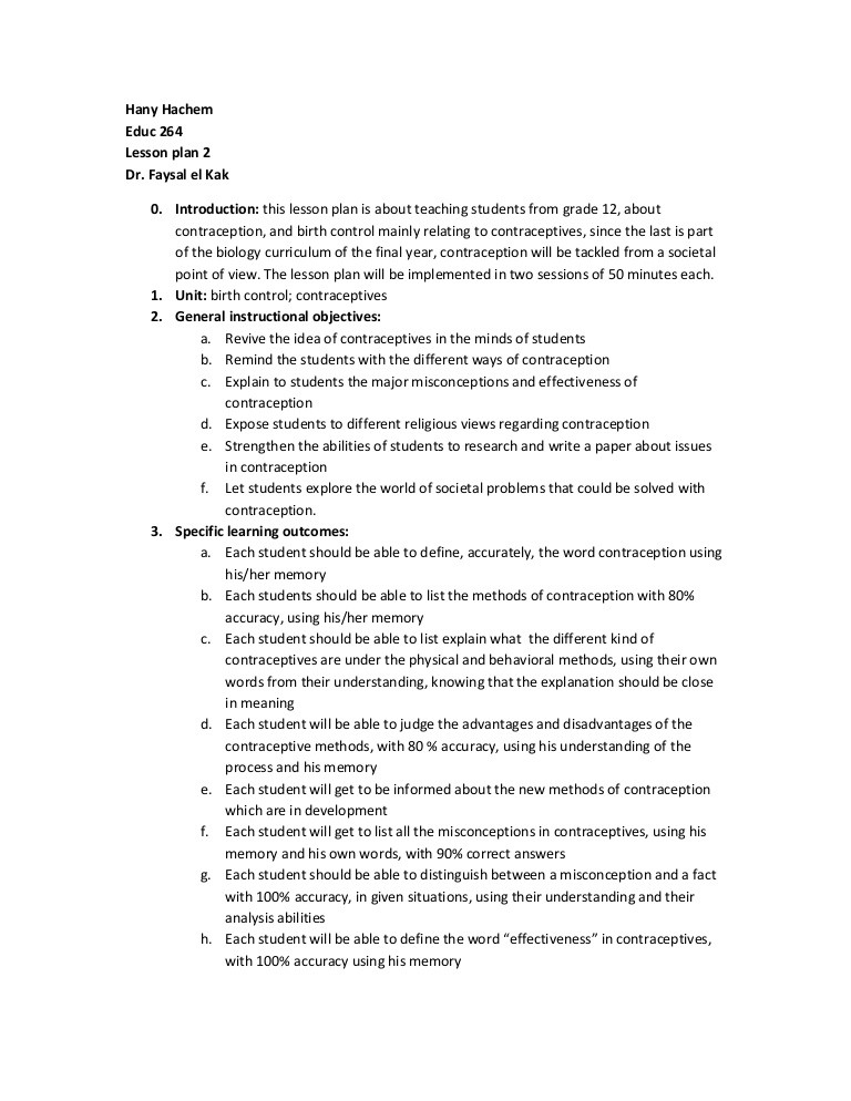 Lesson Plan Rationale How to Write A Good Rationale Unit Plan