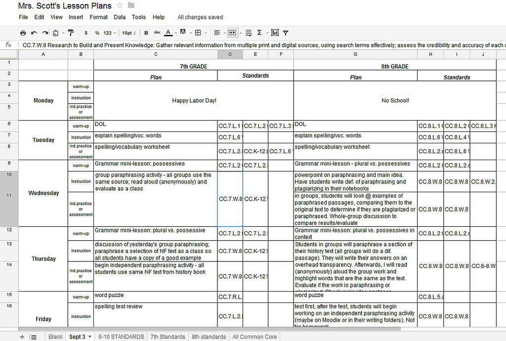 Lesson Plan Template Google Docs Lesson Plan Template Google Docs – Printable Schedule Template