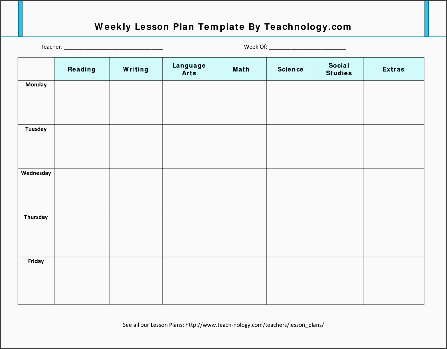Lesson Plan themes 4 Lesson Plan Checklist Template Downloadable