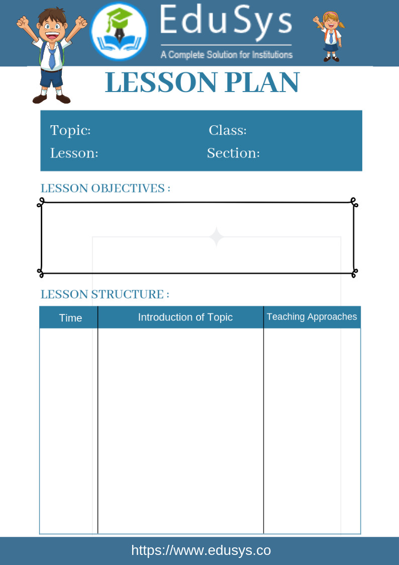 Lesson Plan Websites Cbse Lesson Plans 2021 5 Sample format Templates