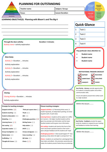 Lesson Plan Websites Outstanding Lesson Plan Template by Seanholsgrove