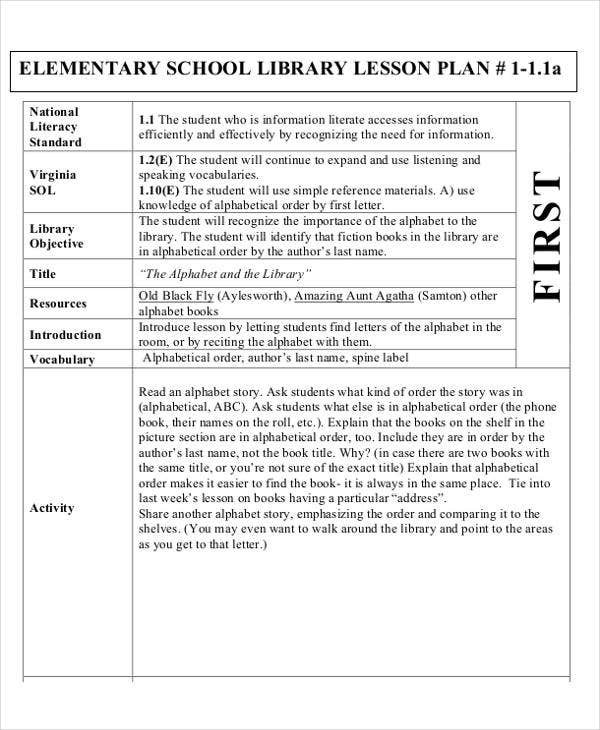 Lesson Plans for Elementary 45 Lesson Plan Templates In Pdf