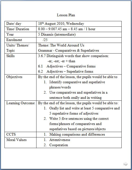 Lesson Plans for English Teachers Nice to Meet You Blogger Lesson Plan