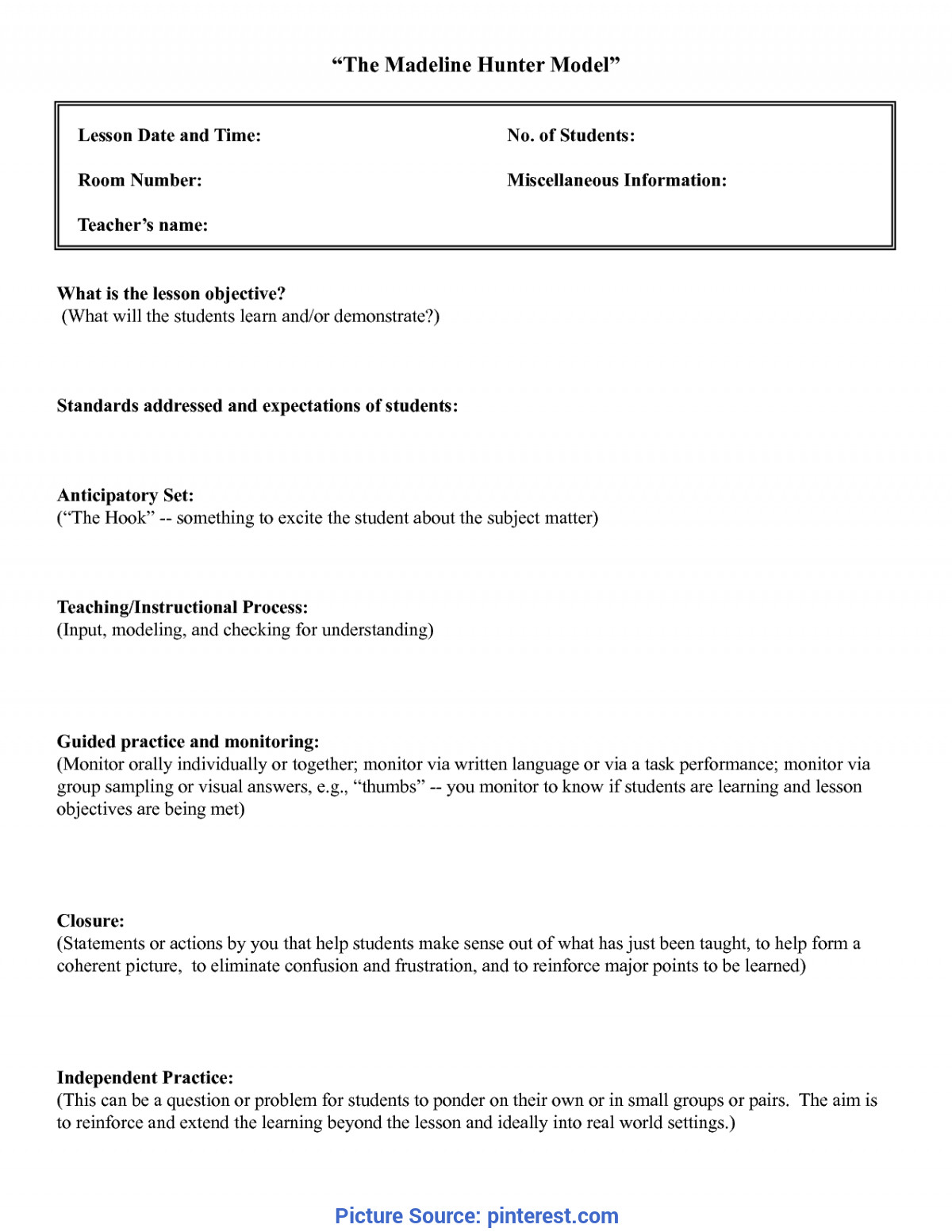Madeline Hunter Lesson Plan Template Best High School Lesson Plan In Filipino Daily Lesson Log