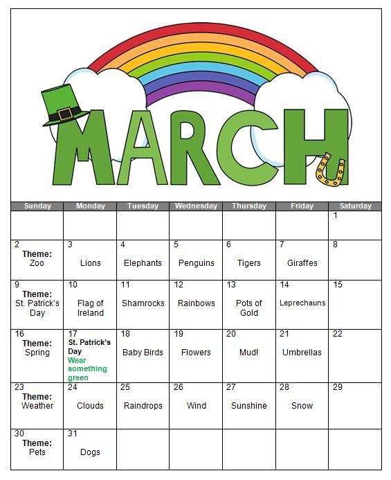 March Lesson Plans for Preschool March themes Of Preschoolers Saferbrowser Yahoo Image