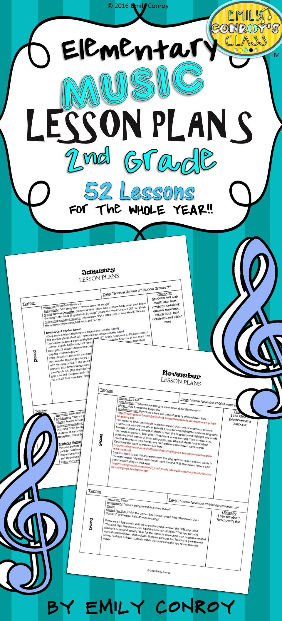 Music Lesson Plans Second Grade Music Lessons Plans these Plans are Creative